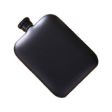 Maxbell Hip Flasks 6oz Drinking Flasks Leakproof Matte Women Hunting Wedding black