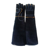 Maxbell Anti Bite Animal Handling Gloves Padding Pet Gloves Extra Long for Cat L