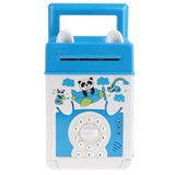 Maxbell Code Electronic Piggy Banks Mini ATM Money Coin Crash Saving Box w/ Electronic Lock & Secret Code Kid Pretend Toy - Bear