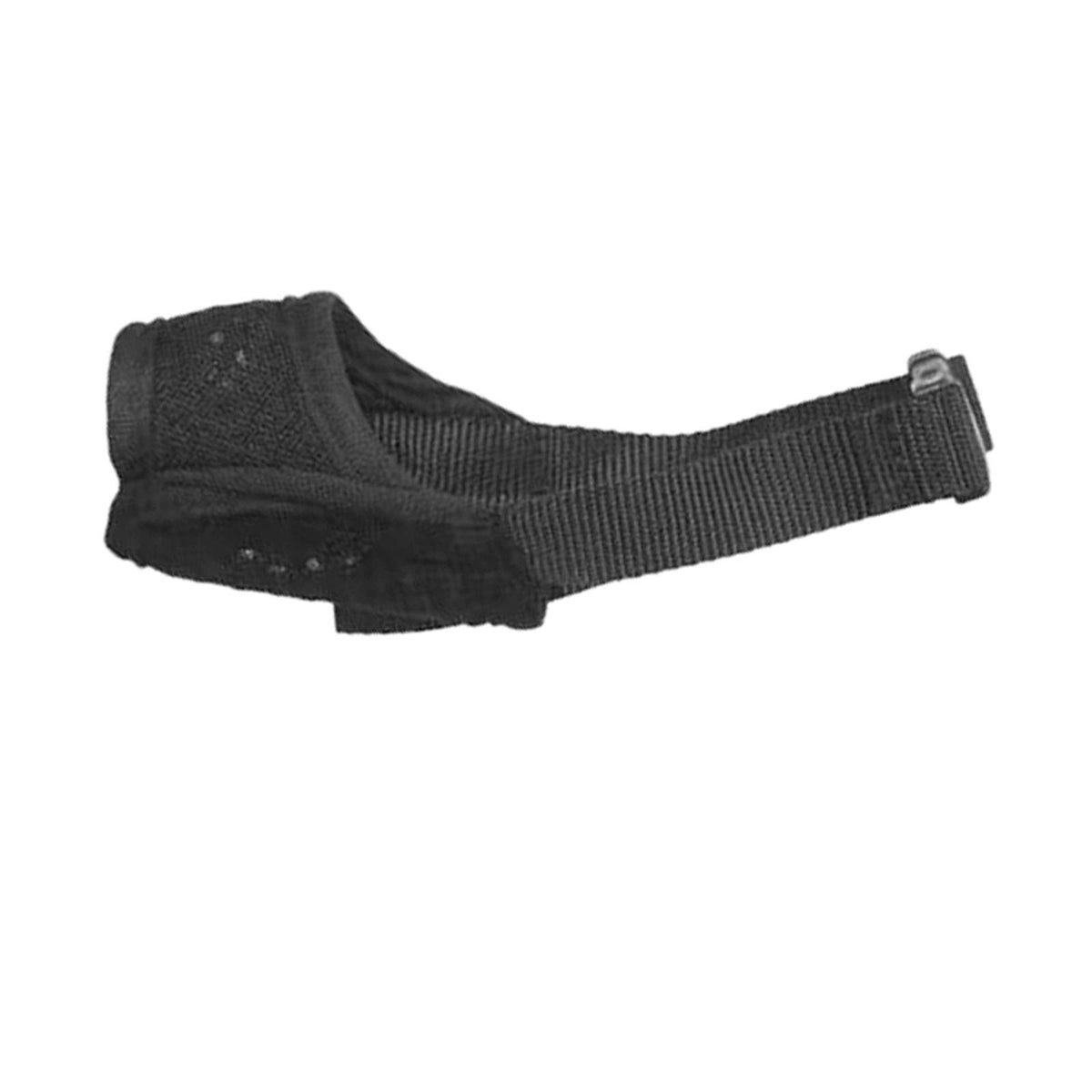 Maxbell Pet Dog Muzzle Durable Mouth Cover Prevent Chewing Breathable for Small Dogs Black