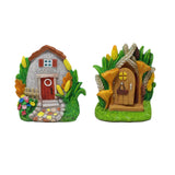 Maxbell 2x Fairy Door Elf Pixie Door House Door for Fairy Garden Potted