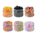 Maxbell 3000 Pieces Elastic Hair Bands Hair Rubber Bands for Wedding Hairstyle