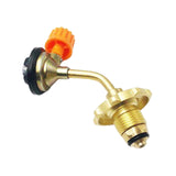 Maxbell Gas Tank Refill Adapter Solid Brass Canister Accessories for Outdoor Picnic