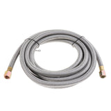 Max 5/8" 16 FT Propane Gas Oven Connecting Pipe Metal Braided Enhanced Gas Hose