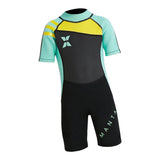 Maxbell Kids Short Sleeve Wetsuit Beach Diving Swimwear Swimsuit M