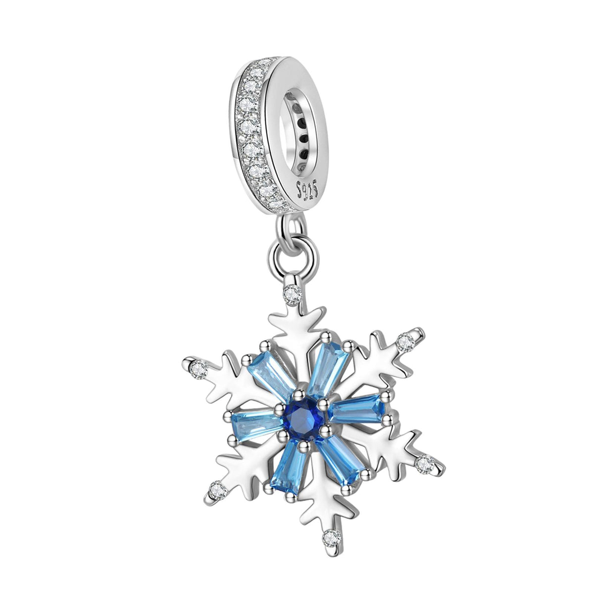 Maxbell Christmas Charms Pendant Bead Charms Hanging Craft Decoration Bracelet StyleL