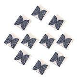 Max 10x Hollow Laser Cute Butterfly Invitation Cards, Envelop, Blank Sheet blue