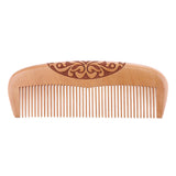 Maxbell Wood Fine Tooth Anti-static Mahogany Comb Head Massage Wooden Combs J16c