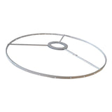 Maxbell Lamp Shade Frame Ring DIY Tabletop Light Stand Holder for Light Cover Anniversary White 28cm