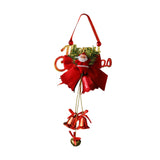 Maxbell Christmas Bell Ornaments Pendant Wind Chimes Crafts for Indoor Outdoor Style C