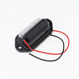 Maxbell 12V Truck Trailer 6SMD LED License Plate Light Door Light Pedal Light Black