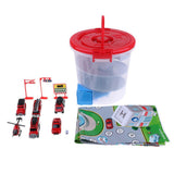 Max Alloy Vehicles Yo-Yo Bucket Kids Cars Toy Storage Box   Fire Truck