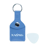 Maxbell PU Leather Guitar Picks Holder Keyring Bag Keychain Guitar Accessories