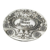 Maxbell Metal Beer Head Belt Party Funny Bottle Buckle Belt Buckle Beer Holder Silver