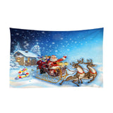 Max Christmas 3D Effect Wall Hanging Tapestry Dormitory Bedspread Beach Towel J