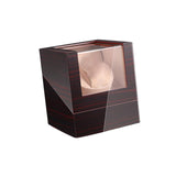 Maxbell Watch Winder Box Wood Watch Box Silent Operation Clear Acrylic Cover for Men C