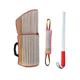 Maxbell 3X Dog Bite Training Set Pet Supplies Agility Trainer for Fetching All Breed Red
