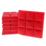 Max Maxb 6 Pcs Sound Absorption Foam Panel Studio Soundproofing Foam for KTV Red