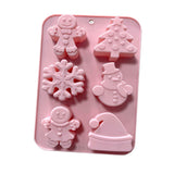 Maxbell Christmas Cake Baking Molds Chocolate Mould DIY Decoration Tools style 2