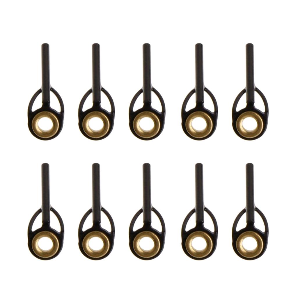 Max 10pcs Fishing Rod Eye Ring Guides Line Rings for Spinning Carp Fishing 1.6mm