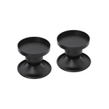 Maxbell Nordic Style Pillar Candle Holder Metal Candlestick for Dining Room Desktop