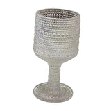 Maxbell Wine Goblet Elegant Champagne Tumbler for Daily Use Anniversary Friends Gift White
