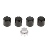 Max 4pcs Metal M4 10x10mm 1/10 RC Vehicle Fastener Nuts Wheel Rim Accessories A