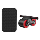 Maxbell Abdominal Roller Exercise Waist Trainer Non Slip ABs Wheel Roller for Unisex Red