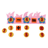 Max Kindergarten Felt Mathematical Diy Handwork Math Education Toy Number-Pink
