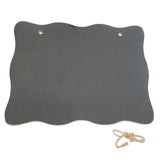 Max Hanging Wood Blackboard Message Board for Kindergarten Cafe Tea Shop Decor