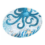 Max Flannel Indoor Floor Doormat Geometric Print Bedroom Rug 40x60cm Octopus 80cm