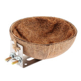 Maxbell Natural Coconut Shell Creative Bird Nest House Sleeping Nest Parrot Toy
