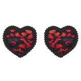 Maxbell Sexy Heart Lace Tassel Pasties Adhesive Nipper Cover Breast Sticker Bra 02