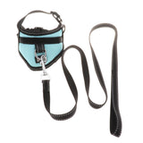 Maxbell Adjustable Harness Walking Lead Leash Chest Strap for Pet Cat #1 Blue