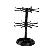Maxbell Display Stand Adjustable Storage Rack High Capacity for Showcase Black