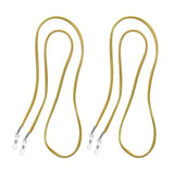 Maxbell 2X Anti-slip Eyeglass Sunglass Rope Cord Strap Spectacles Retainer Yellow
