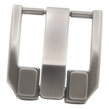 Maxbell Belt Buckle Replacement Silver Women Men Alloy Heavy Duty Rectangular 1.5"