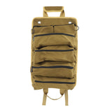 Maxbell Roll up Tool Bag Organizer Storage Pouch Large Capacity for Hobbyists Sturdy Khaki