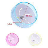 Max Hamster Mouse Rat Exercise Toys Plastic Silent Running Spinner Wheel Pink