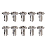 Max 10PCS 5 Way 3 Way Guitar Switch Fixed Screws Nuts Guitar Replacement Silver