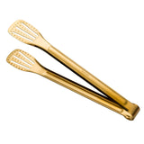 Maxbell Kitchen Tongs Serving Bread Baking Steak Clamp for Catering Cooking Gold