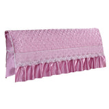 Max Purple Quilt Bed Headboard Slipcover Protector Stretch Dustproof Cover 180cm