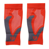 Max 1 Pair Sports  Running Calf Compression Sleeves Leg Guard Wrap Orange S