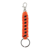 Maxbell Outdoor Emergency Kit Paracord Key Chain Ring Rope Parachute Cord Lanyard Orange