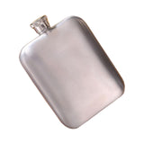 Maxbell Hip Flasks 6oz Drinking Flasks Leakproof Matte Women Hunting Wedding silver