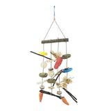 Maxbell Creative Wooden Bite Toy Biting for Small Animals Cockatiel Guinea Pigs