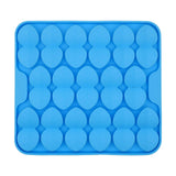 Maxbell Dog Lick Pad Wet Food Lick Pad Puppy Playing Interactive Toy Dog Licking Mat S Size Blue