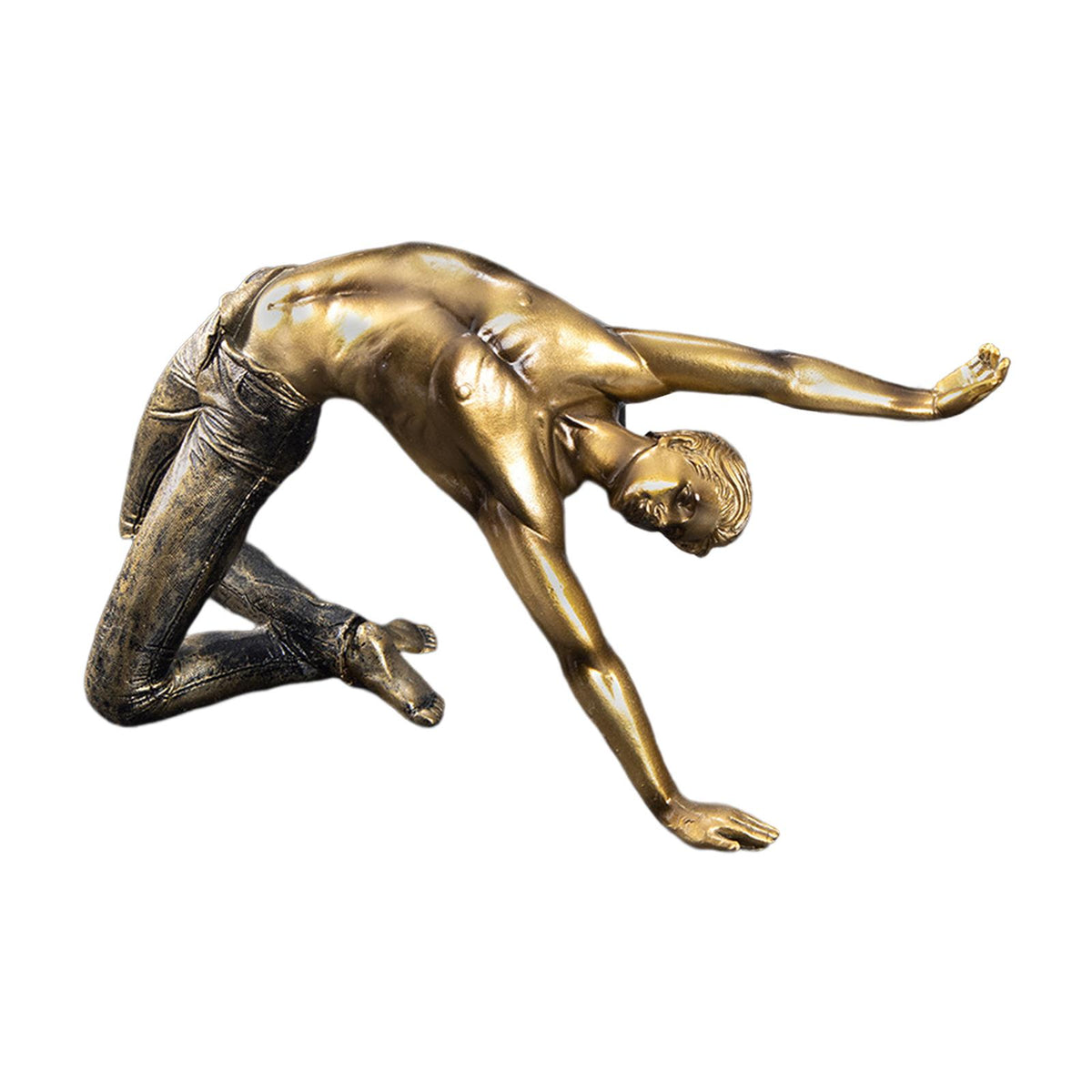 Maxbell Abstract Sculpture Sports Figure Figurine Human Body Statue Ornament Style D