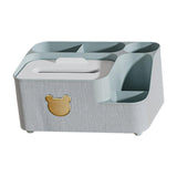 Maxbell Tissue Box Holder Desktop Storage Box Case for Night Stand Office Dresser Green Large