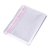 Maxbell 200pcs Transparent Opp Bag Plastic Bags Self Adhesive Seal  8x12cm Thicker